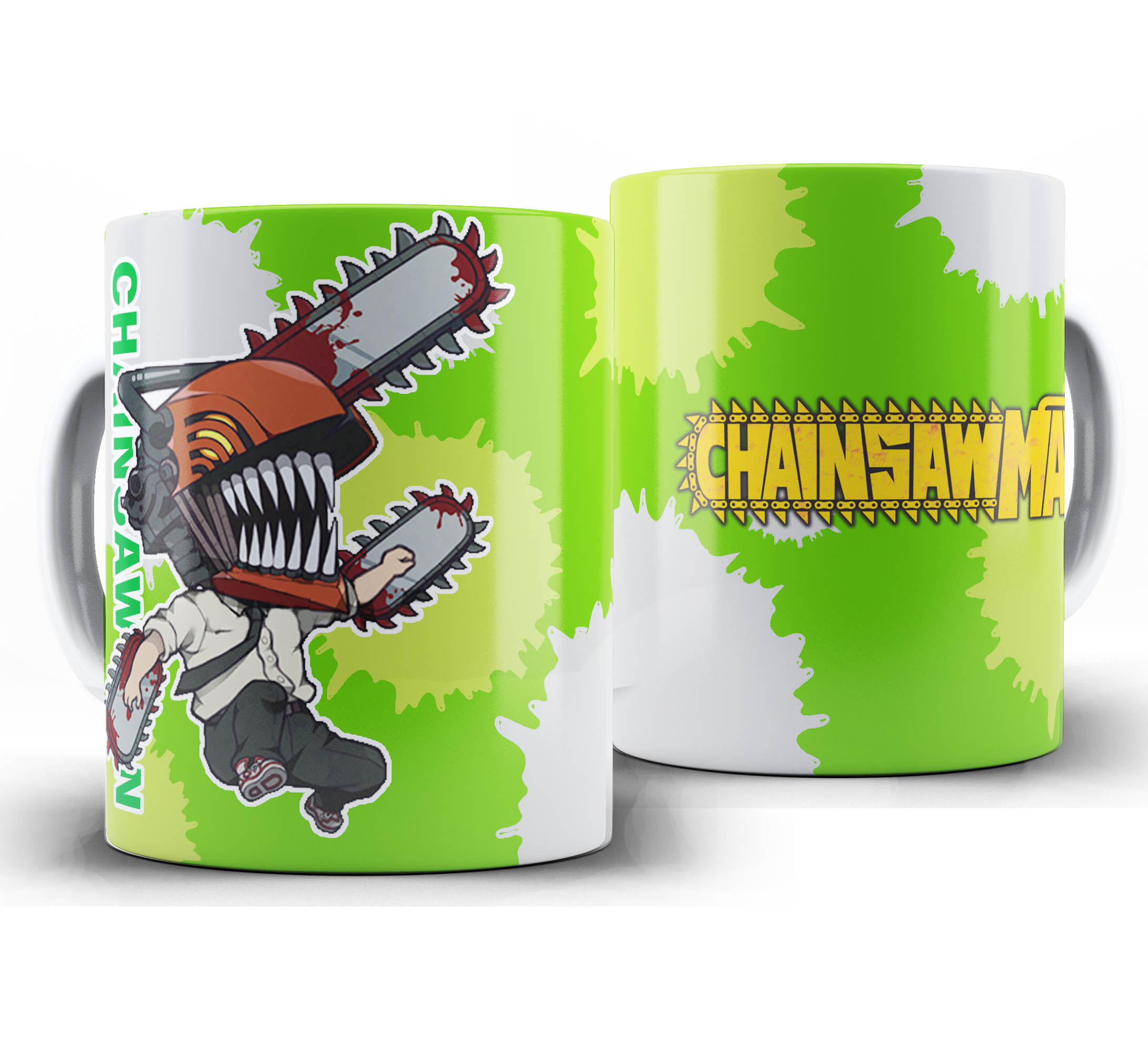 Caneca Anime - Chainsaw Man Chibi - Chainsaw Man